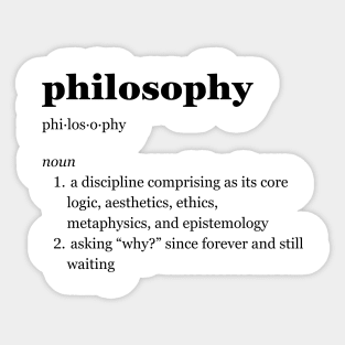 Philosophy Sticker